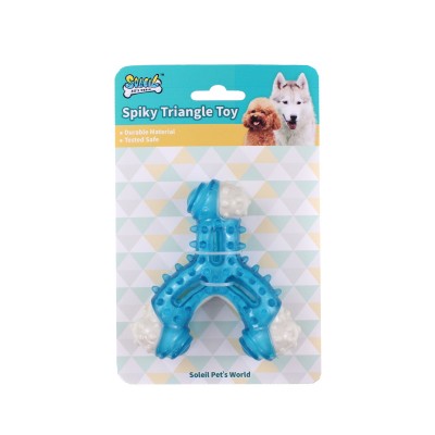 Super Durable TPR & PA Plastic Spiky Pet Chew Toy For Dogs