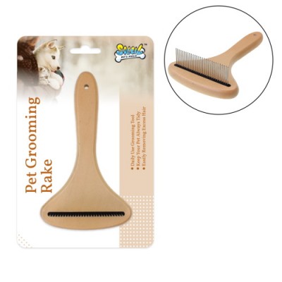 OEM Offered Super Soft Comfortable Massage & Durable Pet Hair Rake Comb