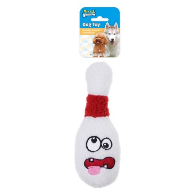 Free Sample Offered Super Soft Fleece Plush Dog Toy Bowling Training Dog Bite