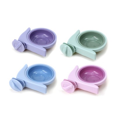 Multi Functional Cute Snail Shape Plastic Small Dog Food Pet Bowl