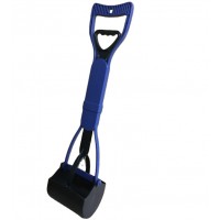 Durable Spring Action Scoop for dogs, Long handle Pet Scoop