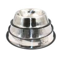 Wholesale custom cat water stainless steel pet food bowl for dogs