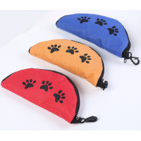 Waterproof Canvas Collapsible Dog Bowl Travel Pet Water Bowl Pet Feeding Bowl