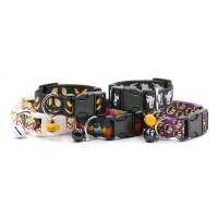 Halloween Nylon Dog Collars Wholesale