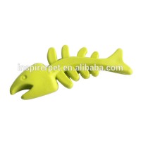 Rubber Dog Toy Pet Rubber Toy Fish Bone