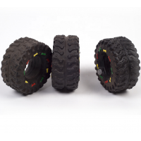 Wholesale squeaky car tyre toy for pets