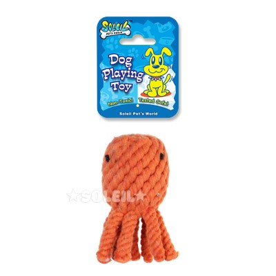 Hot Sale Durable Quality Lifelike Dog Knitted Cotton Rope Toy Animal