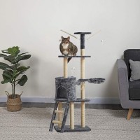 cat condo tree tower with hammock bed cat furniture products cat house 2020